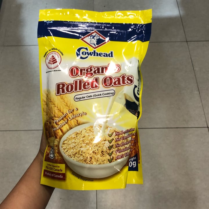 photo of Cowhead Organic Rolled Oats (Quick Cooking) shared by @amberrr on  19 Jan 2022 - review