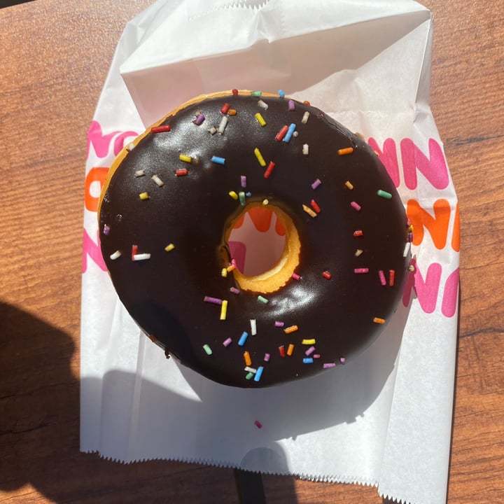 photo of Dunkin' Donuts chocolate rainbow donut shared by @alecann on  15 Jun 2022 - review