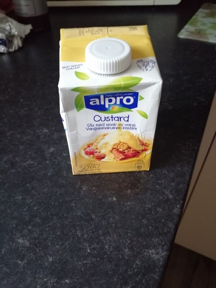 review photo of Alpro Custard Vanilla Flavoured Sauce (Soya) shared by @lucyek on 28 Dec 2019 - review