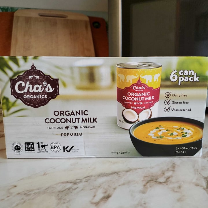 photo of Cha's Organics Organic Coconut Milk shared by @katoctmay on  26 Jun 2021 - review