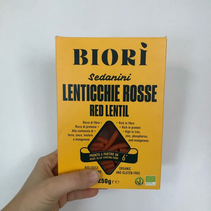 photo of Biori Lentils Pasta shared by @carlottaferrero on  07 Apr 2022 - review