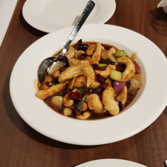 Photo of the dish “Gong Bao Prawn With Cashews”
