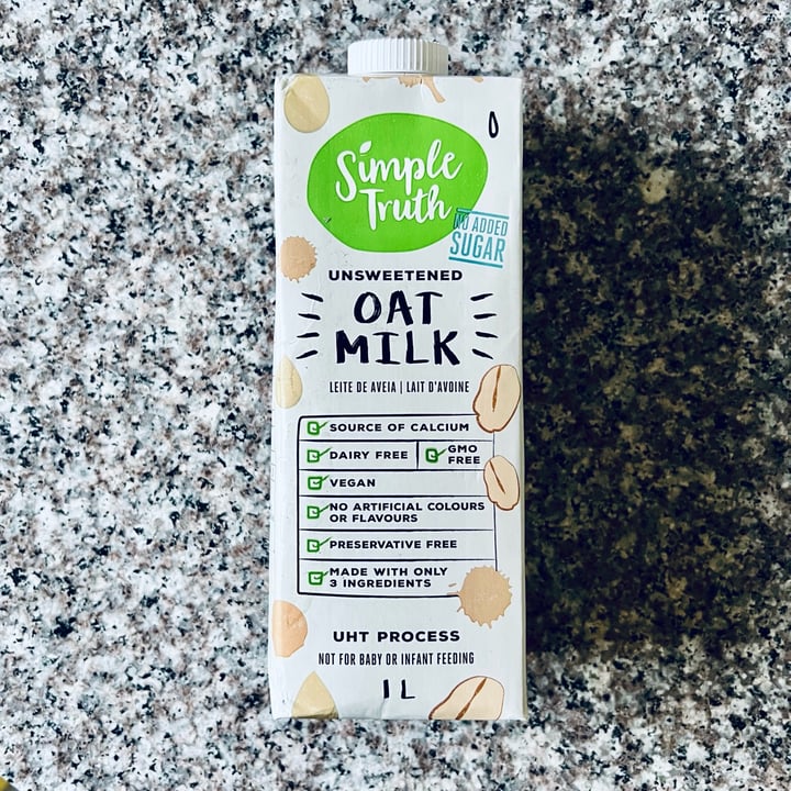 photo of Simple Truth Oat Milk shared by @lienloves on  07 Aug 2022 - review