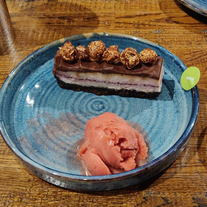 review photo of Zizzi Coconut Raspberry Chocolate Slice shared by @thefunkychick on 09 Feb 2022 - review