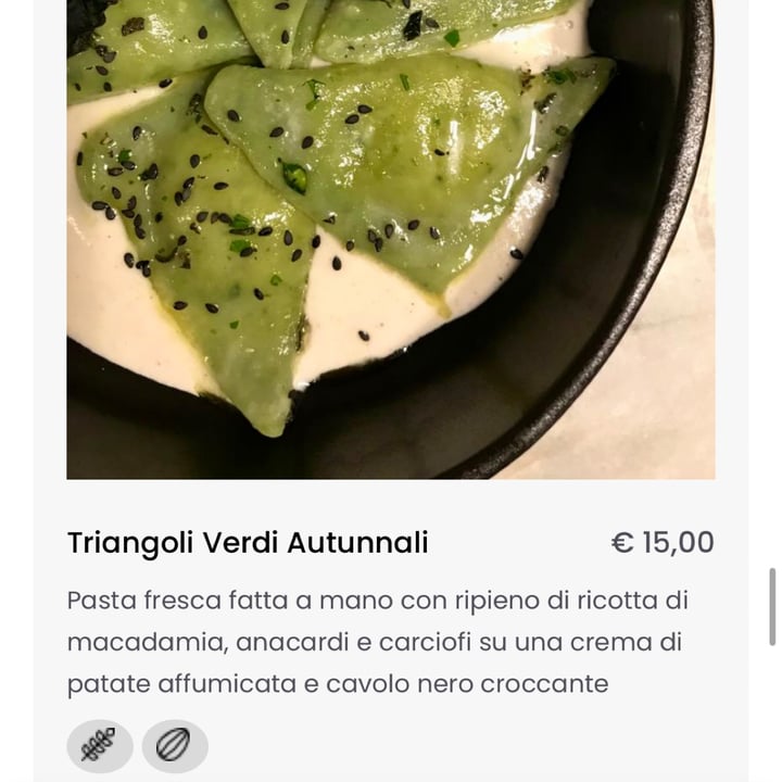 photo of Botanica Lab Cucina Triangoli Verdi shared by @aleglass on  15 Dec 2022 - review