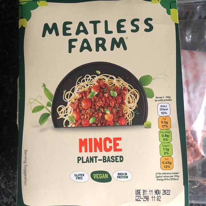 photo of Meatless Farm Mince Plant-Based shared by @goatgirl on  20 Nov 2022 - review