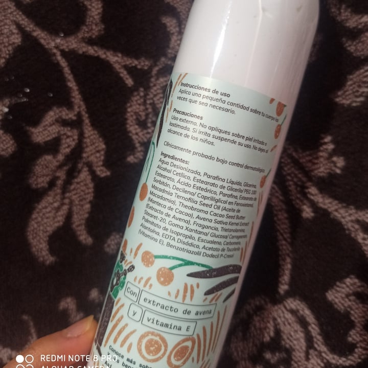 review photo of YEMA Crema corporal con macadamia shared by @dianisdiaz on 20 Dec 2021 - review