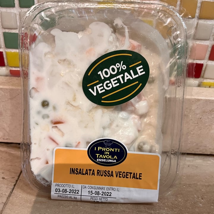 review photo of I Pronti In Tavola Esselunga Insalata russa vegetale shared by @beap on 12 Aug 2022 - review