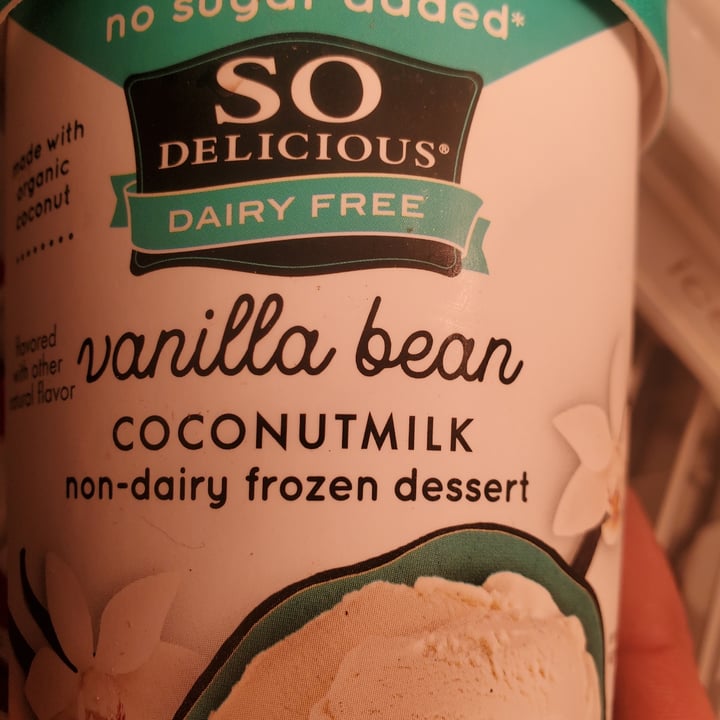 photo of So Delicious Dairy Free Coconut milk ice cream Vanilla Bean shared by @justdropthetots on  01 Jun 2022 - review