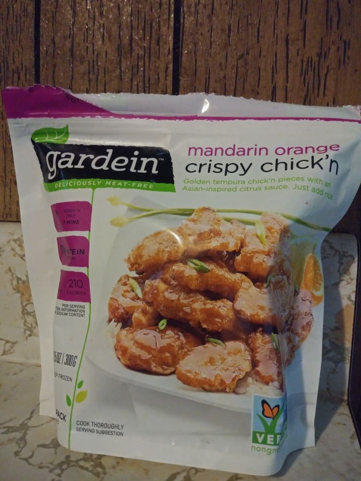 photo of Gardein Mandarin Orange Crispy Chick’n shared by @michaelmann on  02 Sep 2019 - review