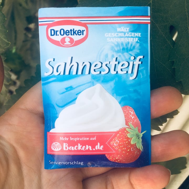 photo of Dr. Oetker Sahnesteif (espesante para crema) shared by @quiltraa on  03 Jan 2021 - review