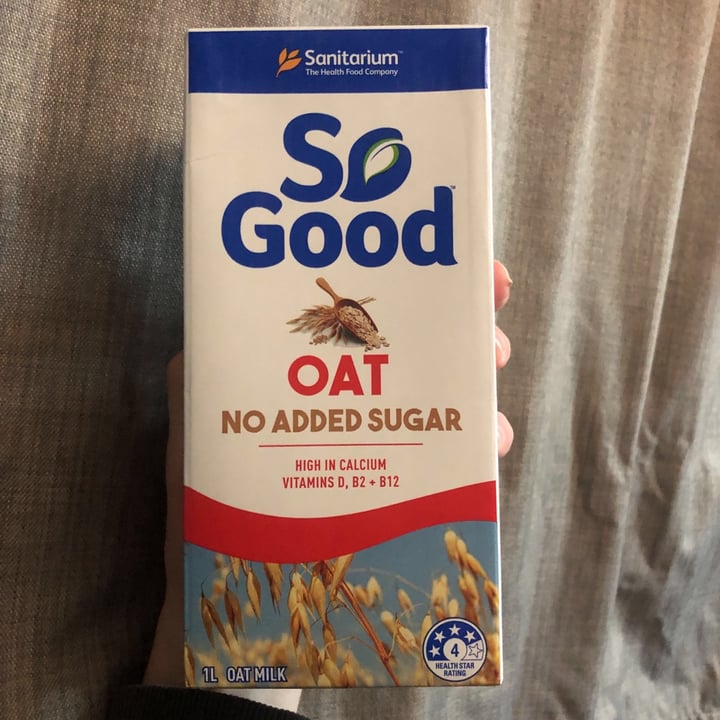 photo of So Good Oat Milk Unsweetened shared by @mariefeandjakesnow on  06 Jul 2021 - review