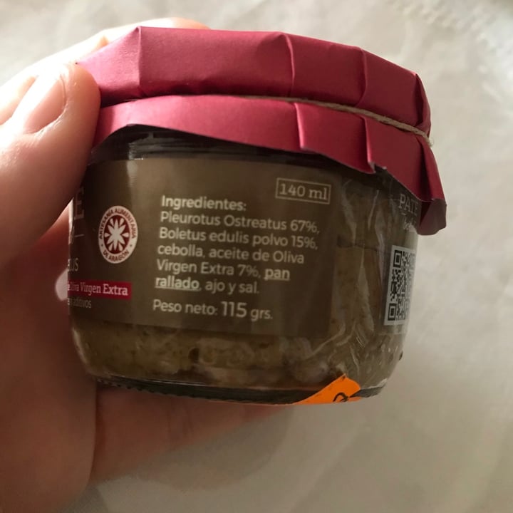 photo of La Conservera del Prepirineo S. Corp Paté Vegetal de Olivas Negras con Cebolla shared by @veggo on  26 Apr 2020 - review