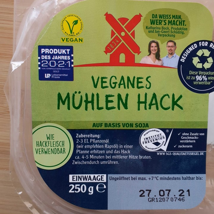 photo of Rügenwalder Mühle Mühlen Hack shared by @beatedeutschendorff on  20 Jul 2021 - review