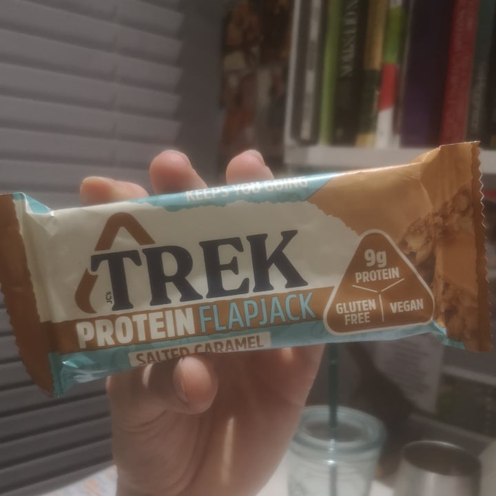 photo of TREK Protein Flapjack (Salted Caramel) shared by @kimberlymcalpine on  15 Oct 2021 - review