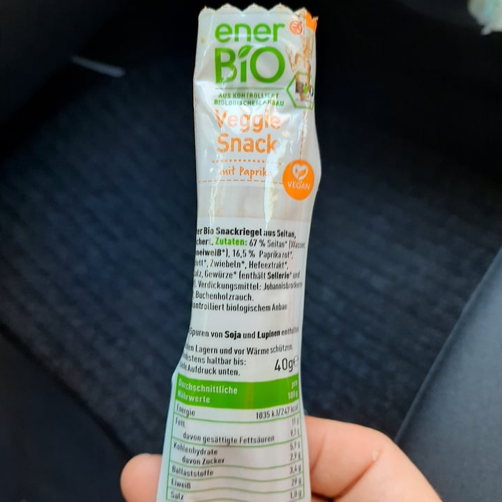 review photo of enerBio Veggie Snack mit Paprika shared by @therawpy on 26 Oct 2020 - review