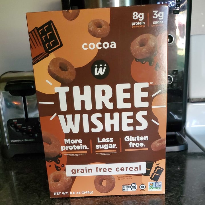 photo of Three Wishes Cocoa grain free cereal shared by @lucyfoxx on  22 Oct 2022 - review