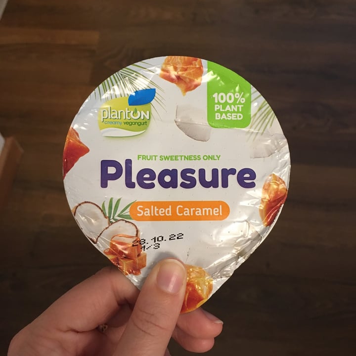 photo of Planton coconut vegangurt salted caramel shared by @julem on  29 Oct 2022 - review