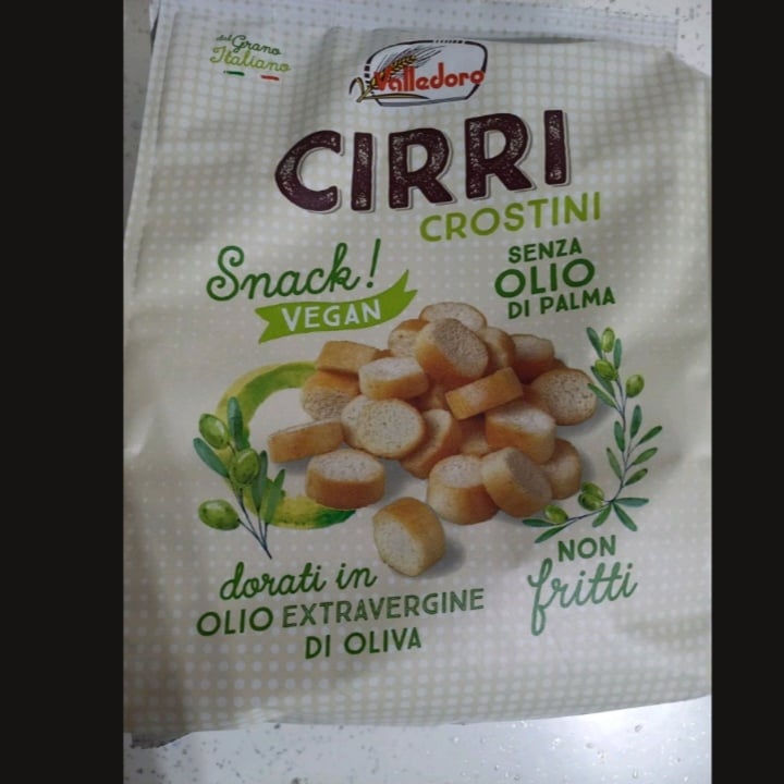 photo of Valledoro crostini Snack Vegan shared by @smilee on  11 Oct 2022 - review