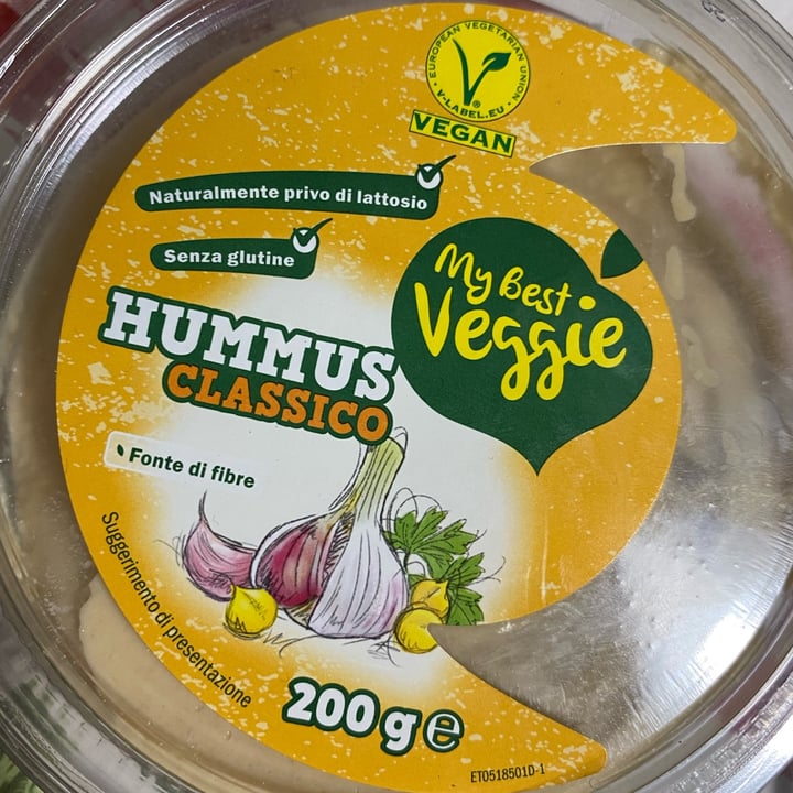photo of My Best Veggie Hummus classico shared by @rdrgzmarta on  19 Apr 2022 - review