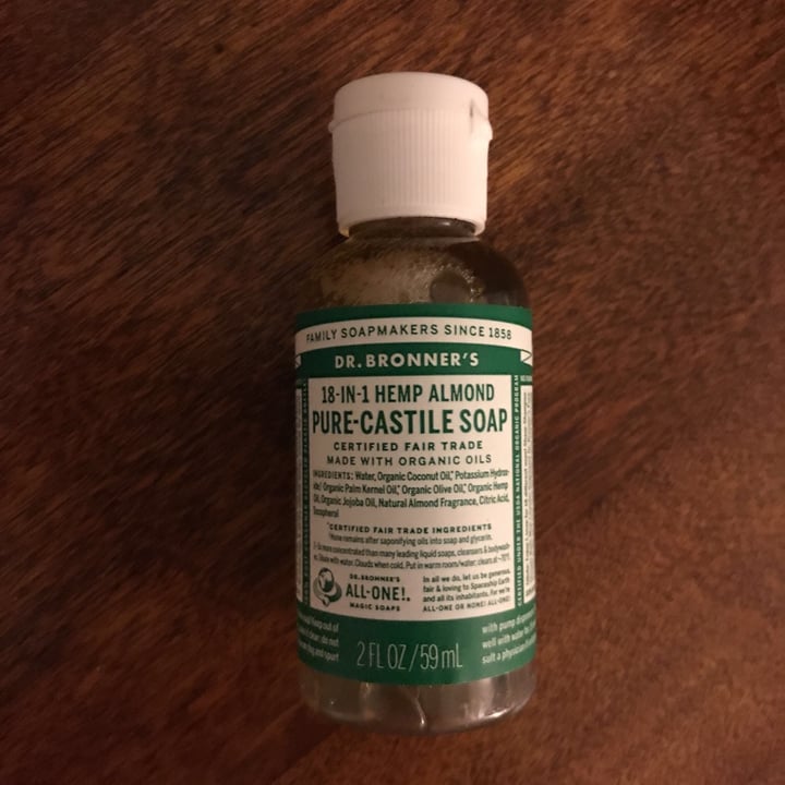 photo of Dr. Bronner's 18 in 1 Hemp Almond Pure-Castile Soap shared by @esanford on  01 Jan 2021 - review