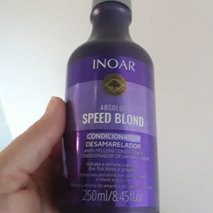 review photo of Inoar speed blond condicionador shared by @fabiana044 on 10 May 2022 - review
