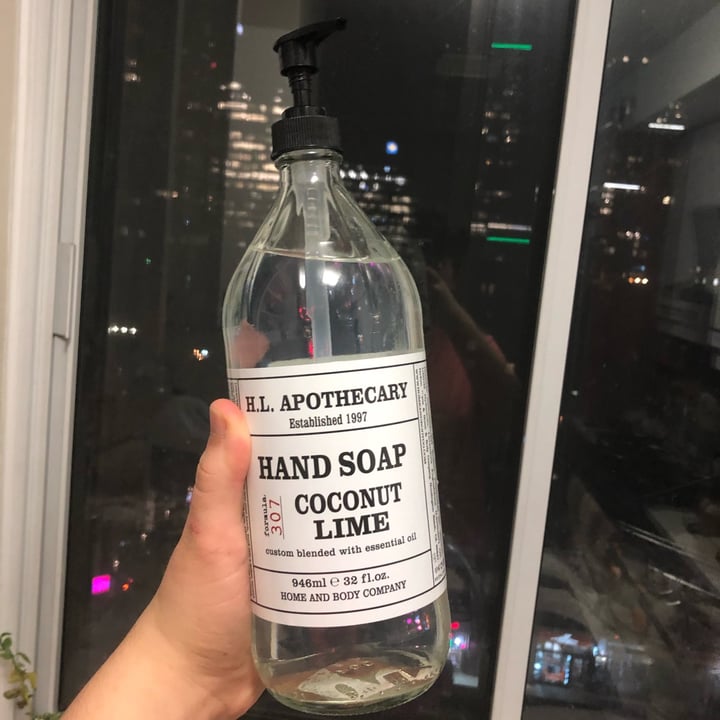 H. L. Apothecary Hand Soap Coconut Lime Review