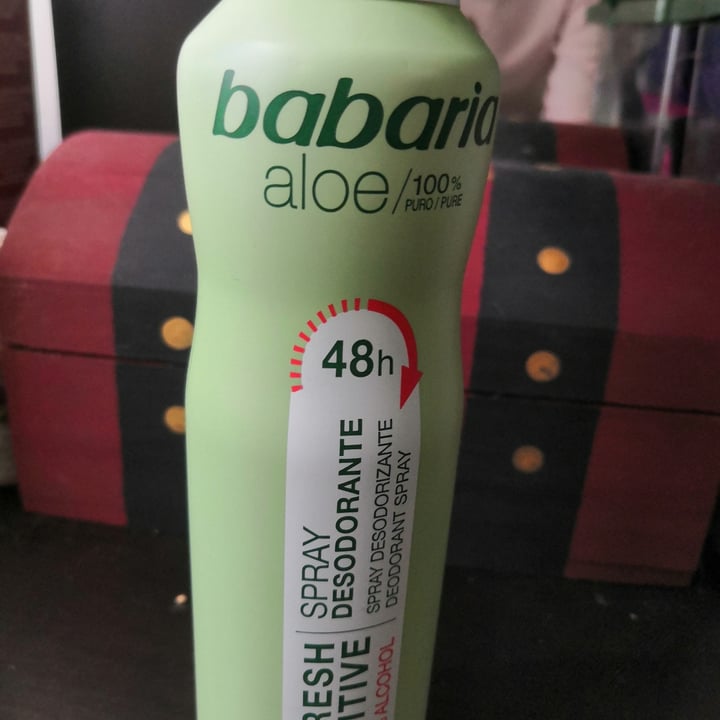 review photo of Babaria Desodorante Spray Aloe shared by @melayala1 on 15 Jul 2020 - review