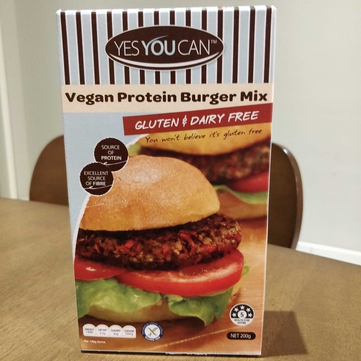 photo of YesYouCan Vegan Protein Burger Mix shared by @yiyang on  16 Jun 2020 - review