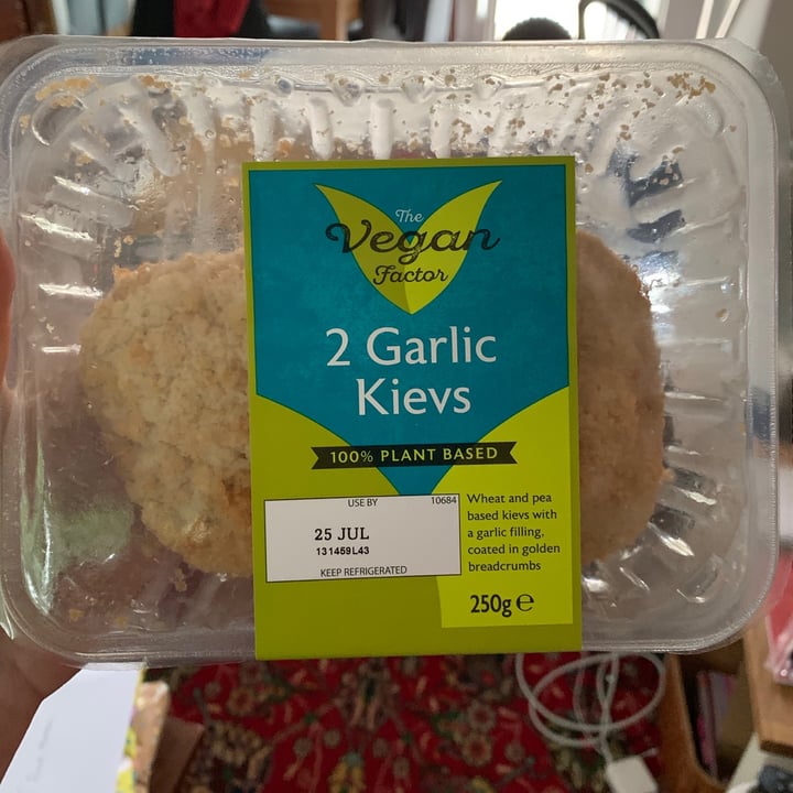 photo of The Vegan Factor Garlic chicken Kievs shared by @yesletsdisco on  23 Jul 2020 - review