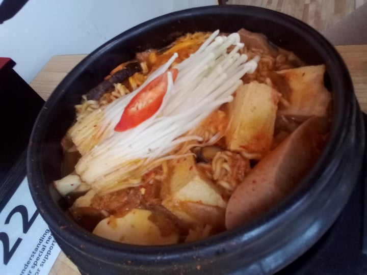 photo of The Boneless Kitchen Budae Jjigae (Korean Army Stew) shared by @veganspicegirl on  30 Nov 2019 - review
