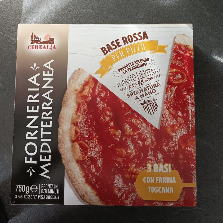 photo of Forneria mediterranea 3 Basi rosse per pizza surgelate shared by @antea on  06 Apr 2022 - review