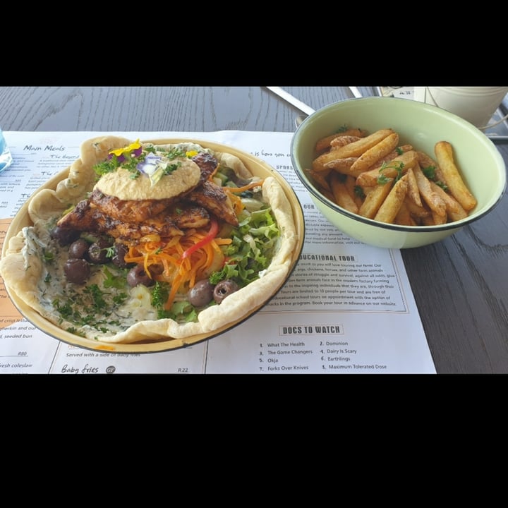 review photo of Asher's Corner Cafe @ Ashers Farm Sanctuary The Mediterranean shared by @angiegds on 03 Oct 2021 - review