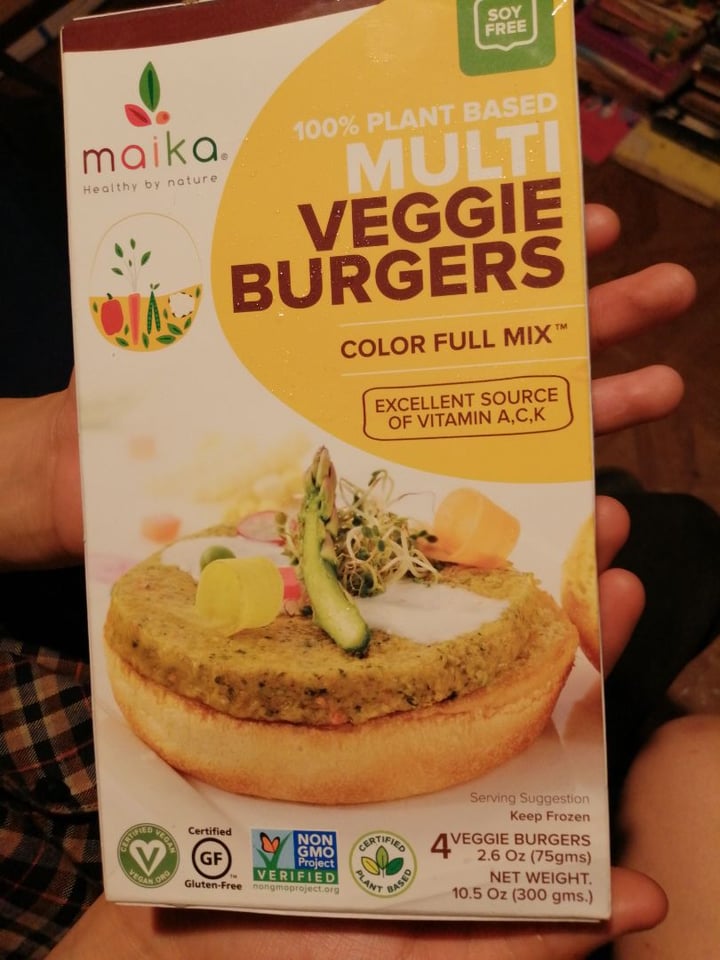 photo of Maika Foods Veggie Burgers shared by @cryturbate on  02 Mar 2020 - review