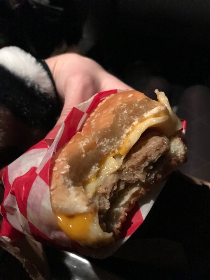 photo of Santana's Vegan Grill Sausage, egg, and cheese burger shared by @mallory17 on  02 Jan 2020 - review