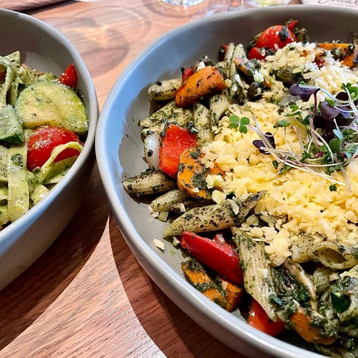 photo of Ernie Els Wines Vegan Pesto Pasta shared by @meganhaskis on  28 Apr 2021 - review