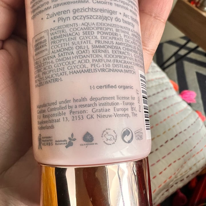photo of Gratiae Facial Cleanser shared by @astha91 on  30 Jan 2022 - review
