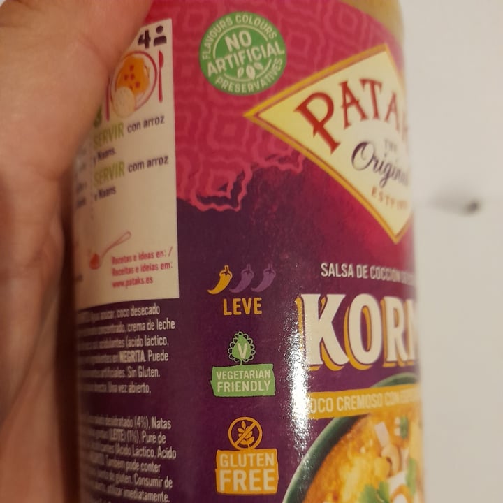 photo of Patak's Korma Paste shared by @margaridaferreira on  07 Jun 2022 - review