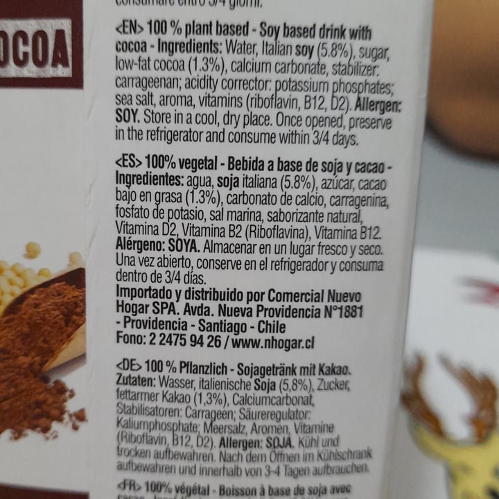 review photo of Vivicosí Leche De Soya Y Cacao shared by @natihernandezn on 01 Dec 2021 - review