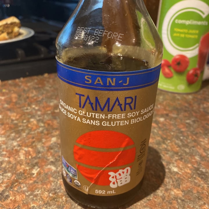 review photo of San-J Tamari Gluten free Soy sauce shared by @kaleyjevnikar on 09 Jun 2021 - review