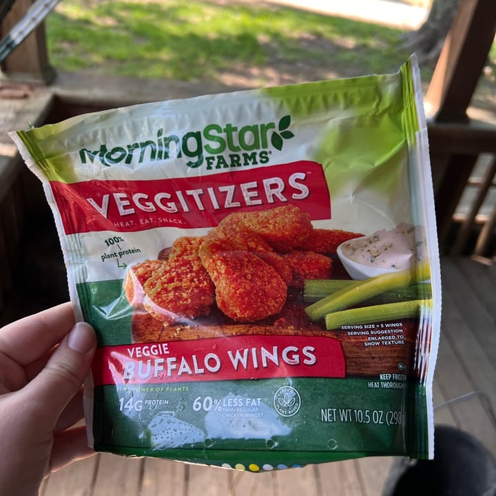 photo of MorningStar Farms Veggitizers Veggie Buffalo Wings shared by @jordynmiller on  24 May 2022 - review