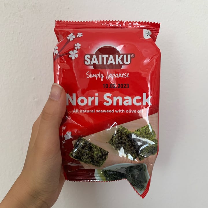 review photo of Saitaku Nori snack with olive oil shared by @giulial7 on 16 Jul 2022 - review