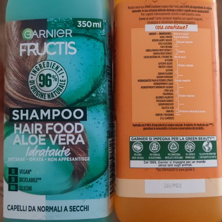 photo of Garnier Fructis Shampoo hair food aloe vera shared by @cassycat on  29 Jul 2022 - review