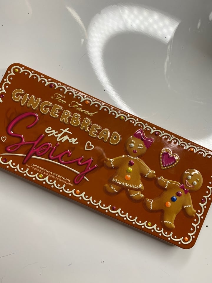 photo of Too Faced Gingerbread extra spicy shared by @aleheli on  03 Jan 2020 - review