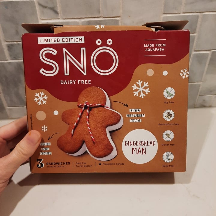 photo of Snö Gingerbread Man Sandwiches shared by @corieveg on  21 Nov 2021 - review