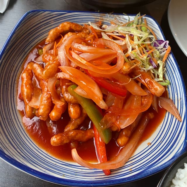 Photo of the dish “Shredded Chicken With Sweet And Spicy Sauce”