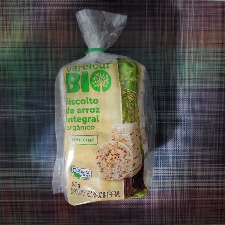 photo of Carrefour Bio Biscoito de arroz integral shared by @ludmontenegro on  27 Apr 2022 - review