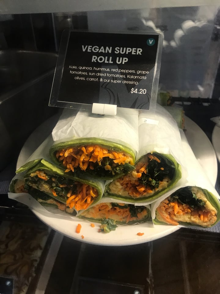 photo of Moguls Coffee House Epic Veggie Rollup shared by @govegwithcora on  30 Jun 2018 - review