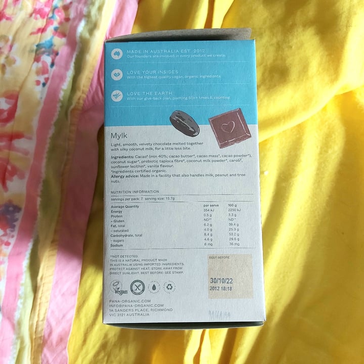 review photo of Pana Organic Mylk Easter egg shared by @romyelise on 07 May 2022 - review
