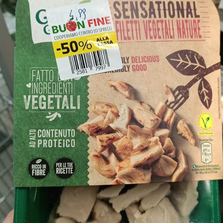 photo of Garden Gourmet Sensational Filetti Vegetali Nature shared by @saporivegetali on  14 Apr 2021 - review